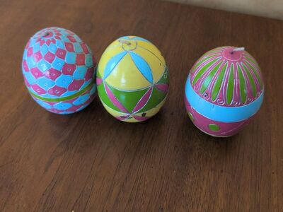 Pottery barn Easter egg candles