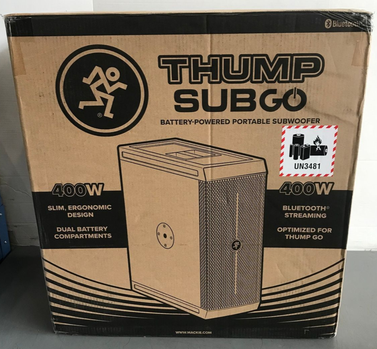 Mackie Thumpsub Go 8" 400w Portable Battery-powered Subwoofer