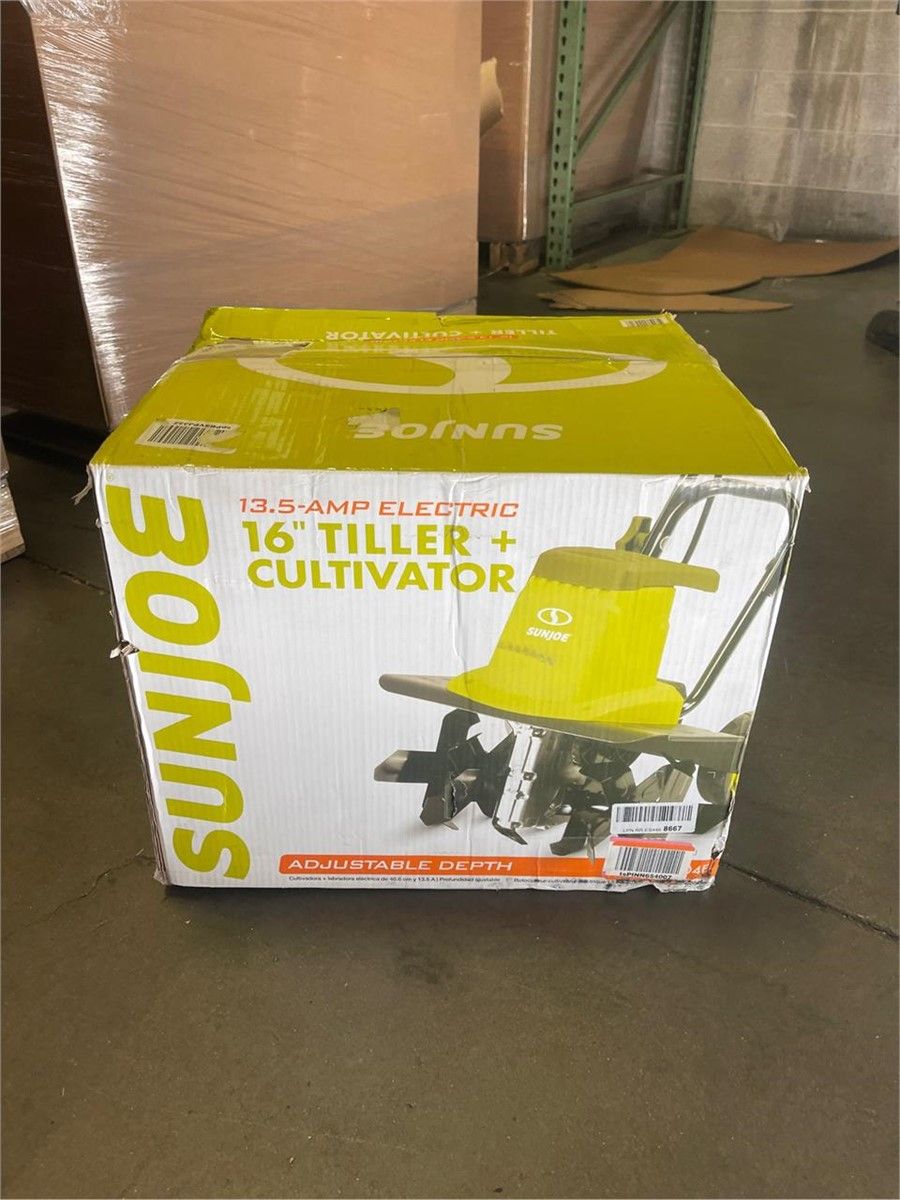 Corded Electric Garden Tiller & Cultivator with Steel Tines, Heavy-Duty Tilling Machine for Lawn, Yard, and Gardening Care,