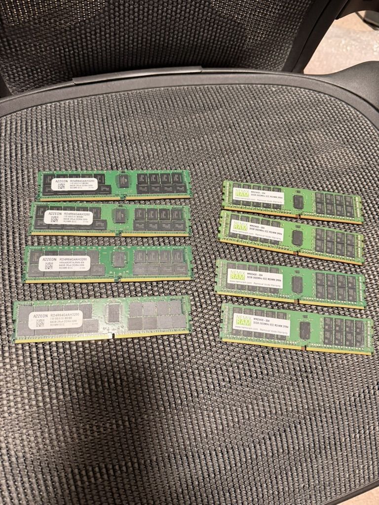RDIMM 32GB and 64GB Modules