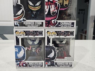 Marvel Venomized funko pops
