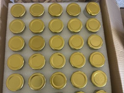 Small honey jars gift set