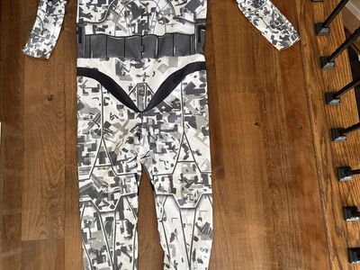 Youth Storm trooper Costume Jumpsuit Star Wars By Rubie’s Size Large Star Wars