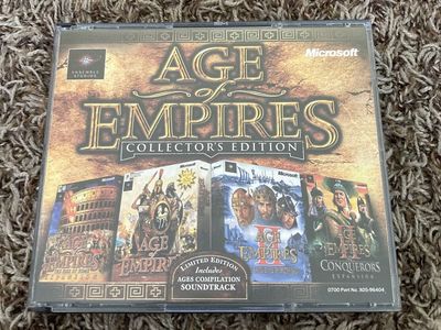 Age of Empires Collector's Edition PC CD-ROM Microsoft Ensemble Studios, Ages Compilation Soundtrack