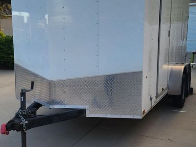 2020 LOOK 7x14 Trailer W/Brakes & New Tires, 8k.