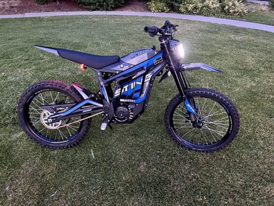 Talaria Sting R MX4 Electric Dirt Bike - Blue/Black, Excellent Condition, 103 Miles
