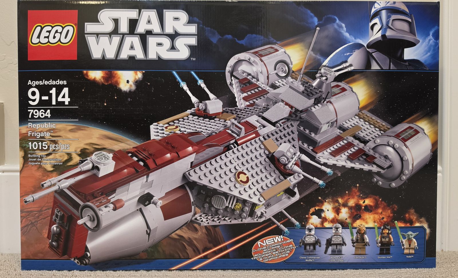 Lego 7964 Republic Frigate - New in never opened Sealed Box, Retired