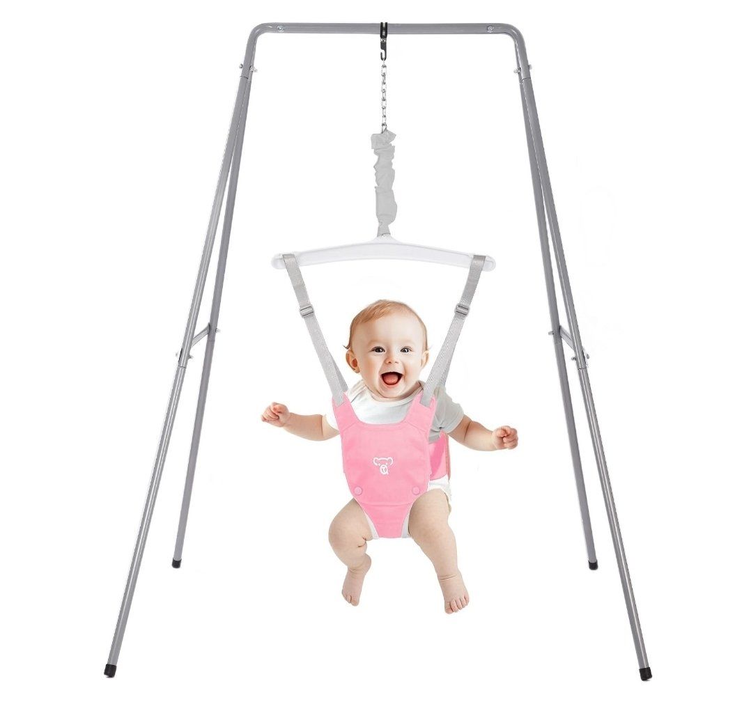 Baby Jumper with Stand, Pink