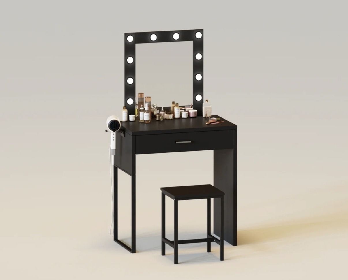 NEW! LED Lights Makeup Vanity  Desk