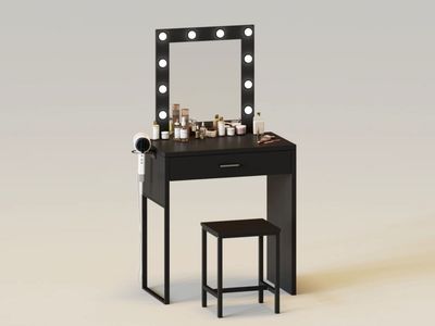 NEW! LED Lights Makeup Vanity Desk
