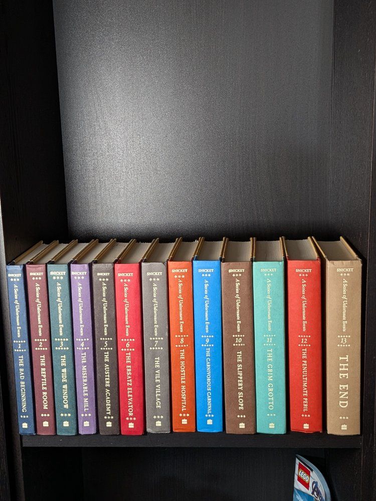 A Series of Unfortunate Events Books 1-13 Hardcover Lemony Snicket Complete Set