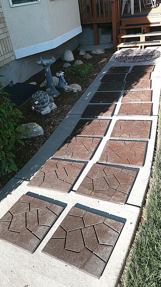 Rubber "RUBBERIFIC" 16" Two-Sided Pavers