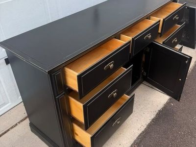 Black dresser