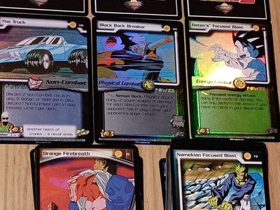 Dragon Ball Z 2002/2003 Mixed Card Lot 100 Cards, 3 holos