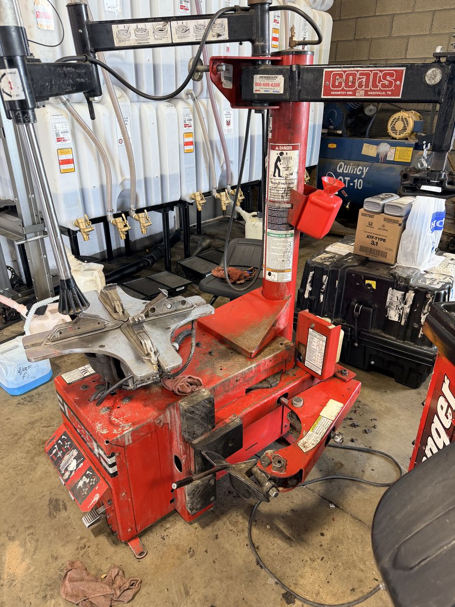 Coats Tire Changer For Sale. $500.00 Cash Only.