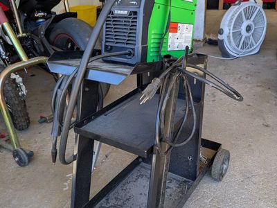 Titanium 125 welder with cart
