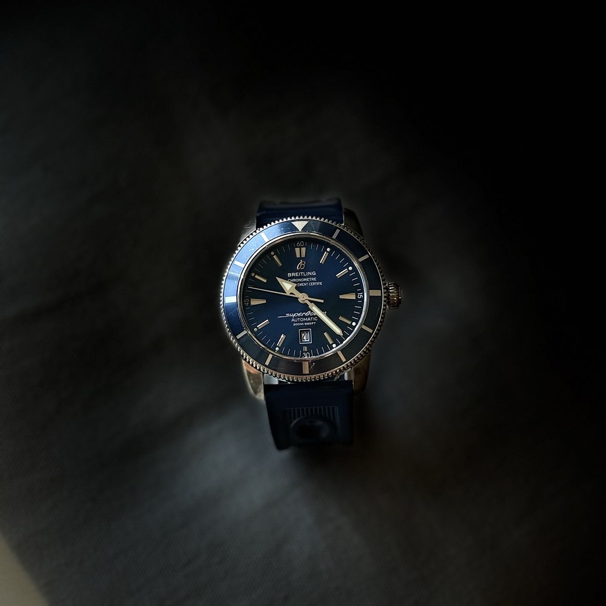 Breitling Superocean Heritage Automatic Chronometer Watch Blue