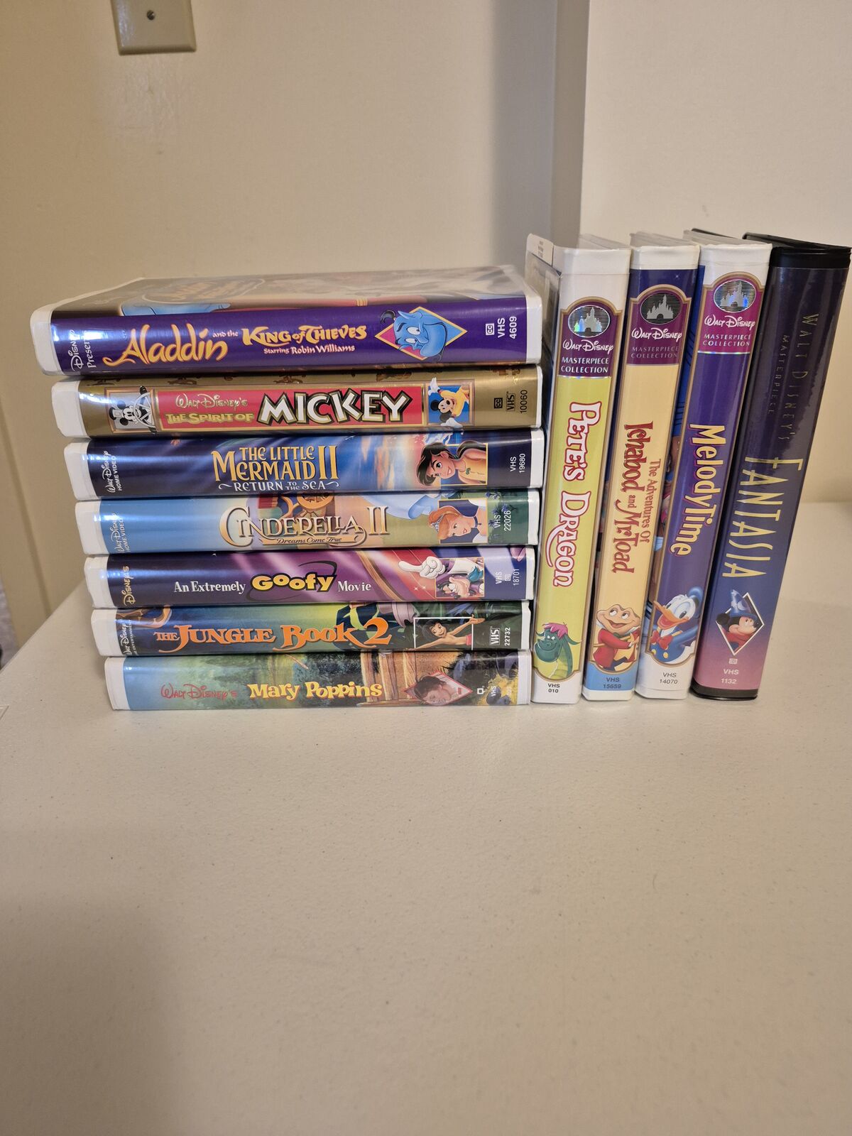Children's VHS tapes $3 each Disney, Pixar, etc...