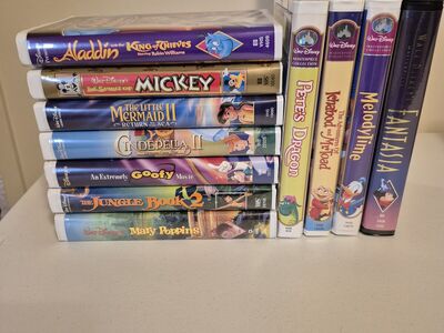 Children's VHS tapes $3 each Disney, Pixar, etc...
