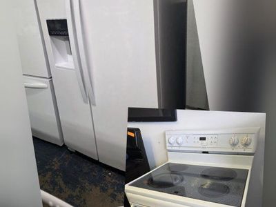whirpool refrigerator and frigidaire electric stov