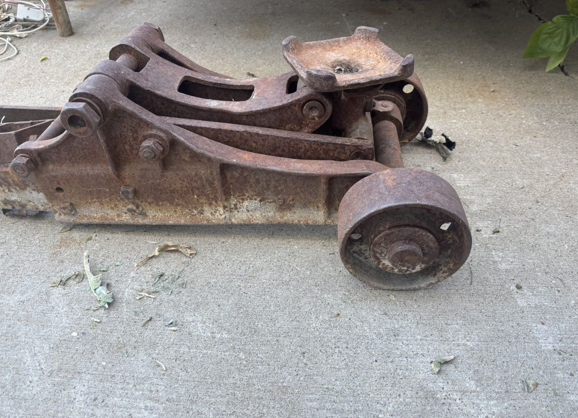 Antique Mechanical Floor Jack