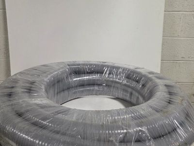 Brand New 2" x 50ft Gray Commercial Vacuum / Suction Hose