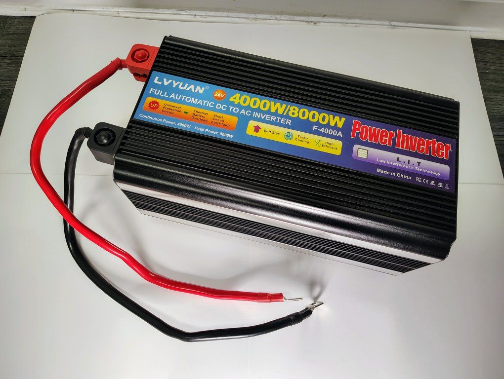 4000W 8000W Power Inverter DC 24V to AC 110V Converter