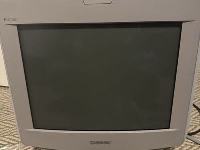 Sony Trinitron CRT Computer Monitor - Vintage Gaming Display