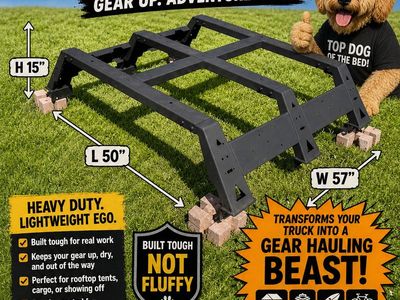 TURN YOUR TRUCK INTO AN ADVENTURE BEAST WITH THIS RACK!