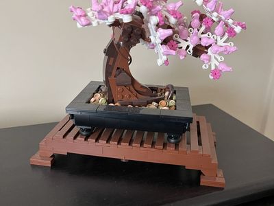 LEGO Botanicals Bonsai Tree Set 10281 Built with Pink Cherry Blossoms