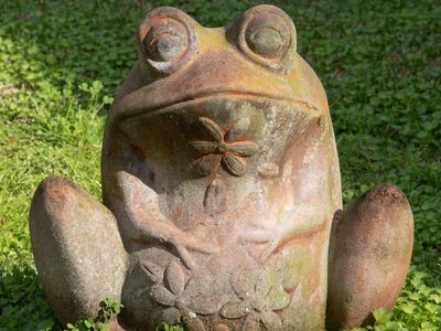ISO Giant Frog Planter- Vintage