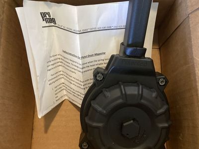 ProMag Glock G48/43 9mm 50-Round Drum Magazine Black Polymer New