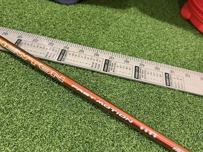 Newton FastMotion 4 Dot (Stiff) Taylormade Driver Shaft - 44.5” End to End