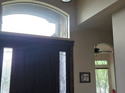 Traditional 5-Light Chandelier Oil Rubbed Bronze with Frosted Glass Shades