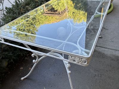 Vintage outdoor table and chairs
