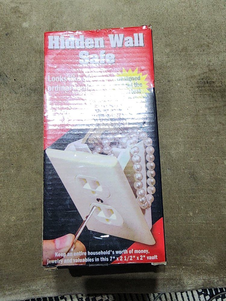 U.S. Patrol Hidden Wall Safe Electrical Outlet Diversion Vault 7 x 2.5 x 2