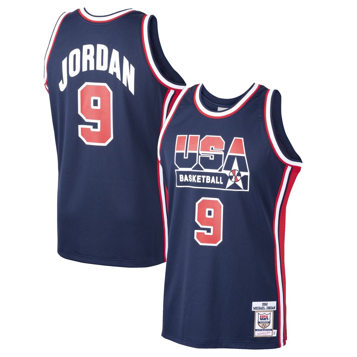 Michael Jordan #9 | XS*, S*, L*, XL* (2) | USA Jerseys