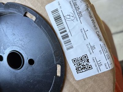 5 spools thermal wire
