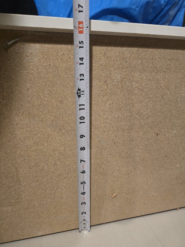 Garage Shelving Unit - 3 Shelves, 1l Wide, Particle Board, White Finish