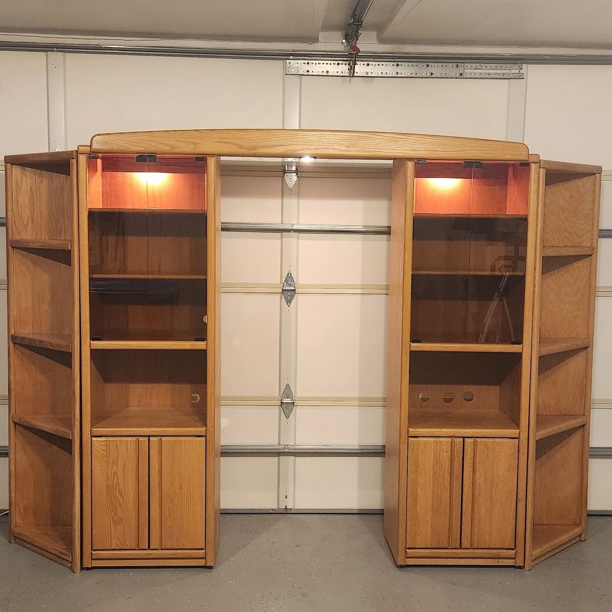 Red Oak entertainment center