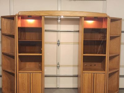 Red Oak entertainment center