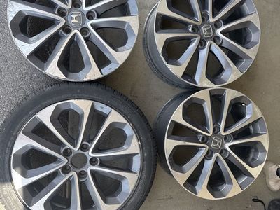 Honda 5x114.3 mm (5x4.5) wheels 18”