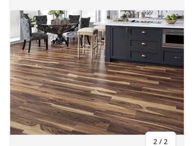 6 Boxes CORELUXE Tobacco Road Acacia Engineered Vinyl Plank Flooring (LPV) 8mm - 23.63 sq ft per box