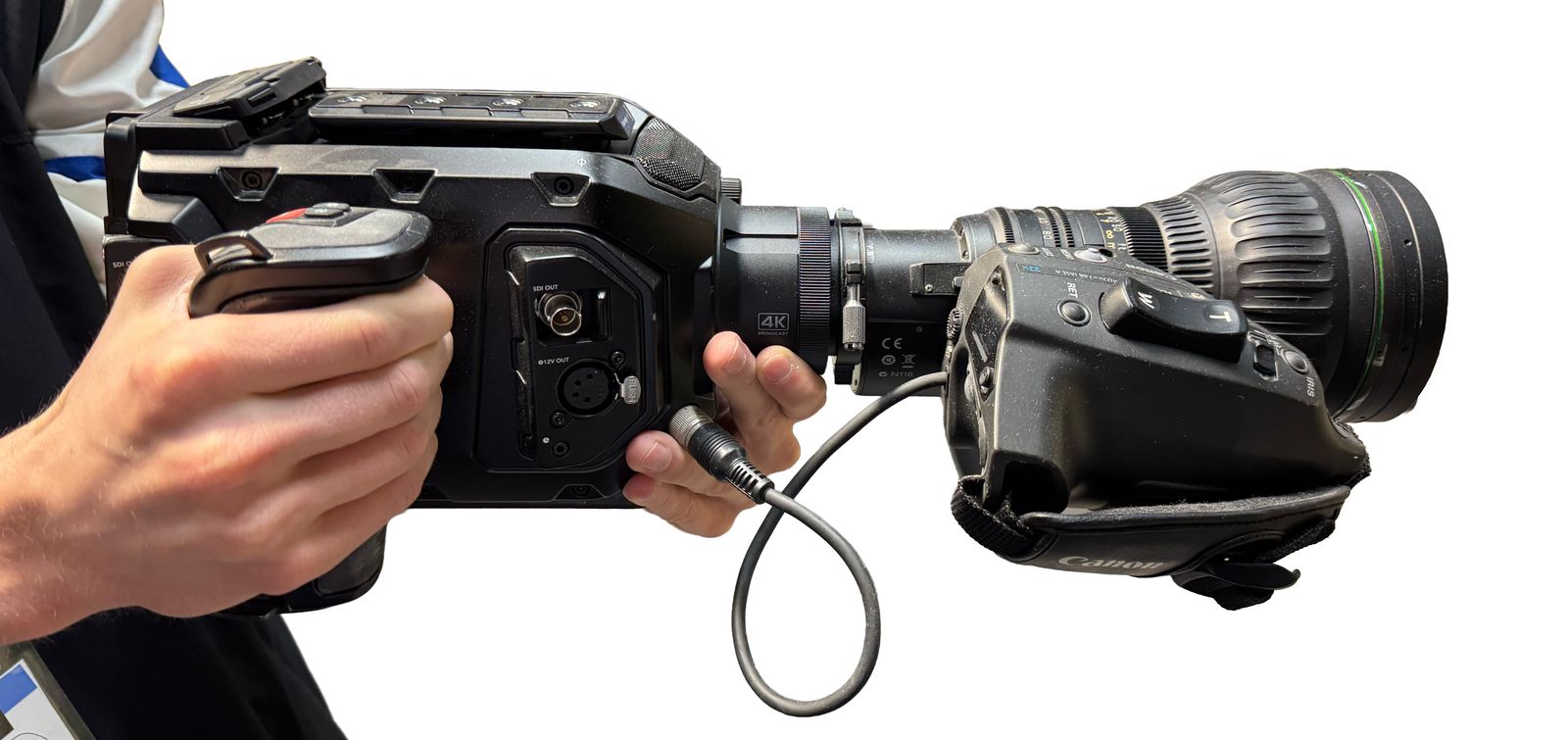 Blackmagic Ursa Mini 4.6K G2 with Canon Servo Lens