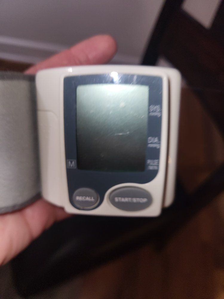 Blood Pressure Monitor - Digital Wrist Cuff for Home Health Monitoring