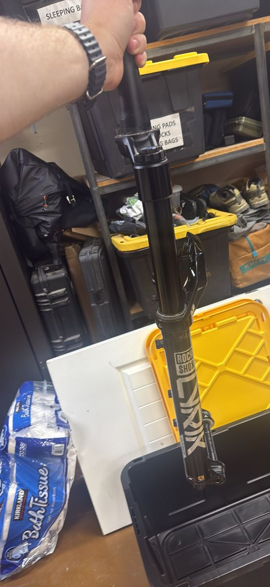 RockShox Lyric Ultimate Fork & Super Deluxe Ultimate Shock - 210x55, Buttercups, 25-26 MY