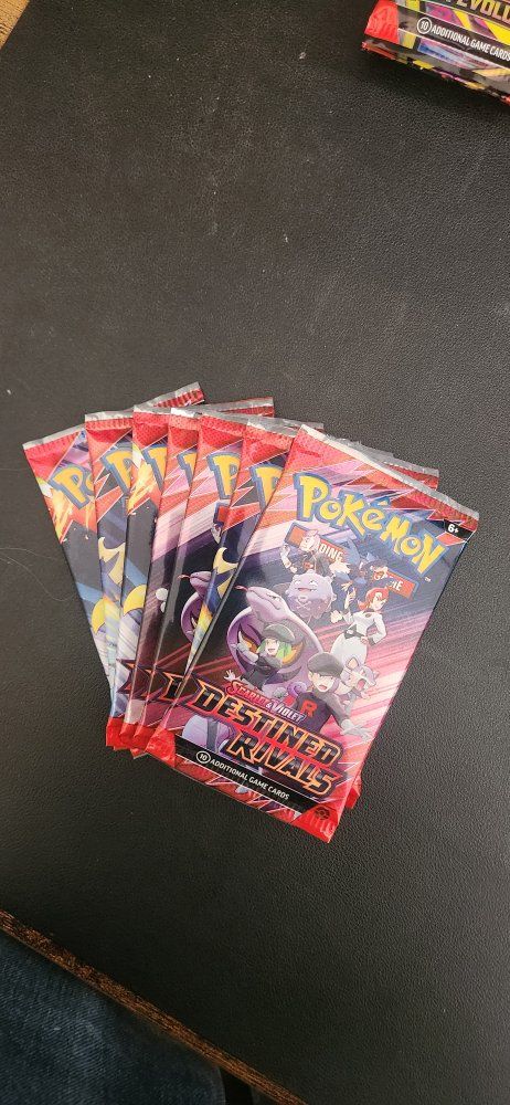 Pokemon TCG Scarlet & Violet Destined Rivals Booster Packs - Lot of 7