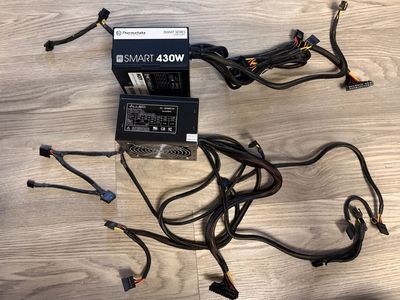 Thermaltake Smart 430W 80 PLUS Power Supply & Allied AL-D500EXP MAX500W PSU