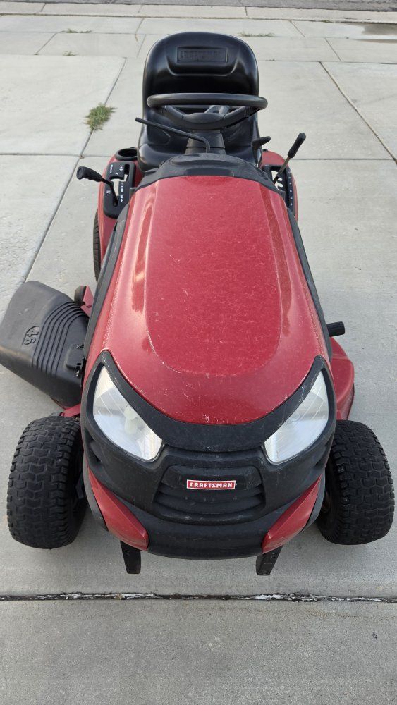 Craftsman YT3000 46" Riding Lawn Mower - Red,  Manual Transmission, Used Condition