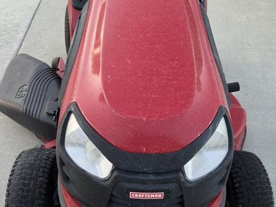 Craftsman YT3000 46" Riding Lawn Mower - Red, Manual Transmission, Used Condition